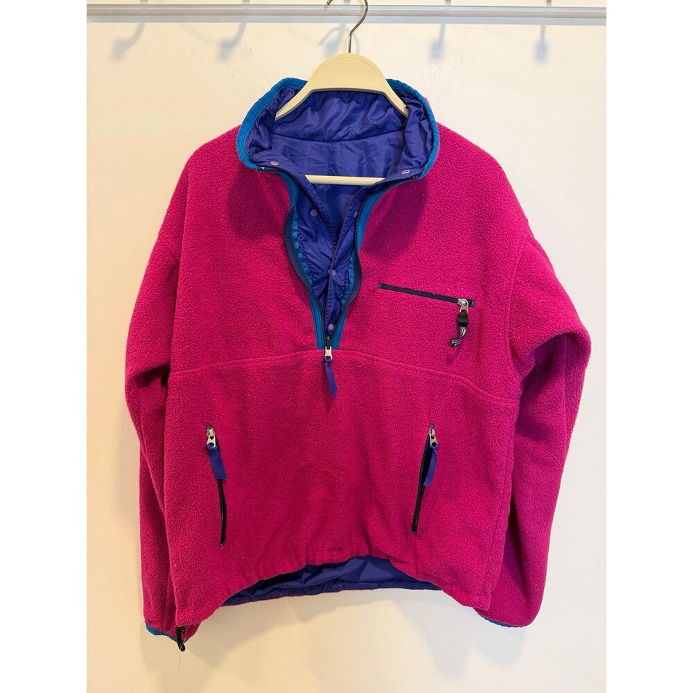 Vintage 90’s Patagonia Snap T Button Reversible Glissade Deep Pile Fleece